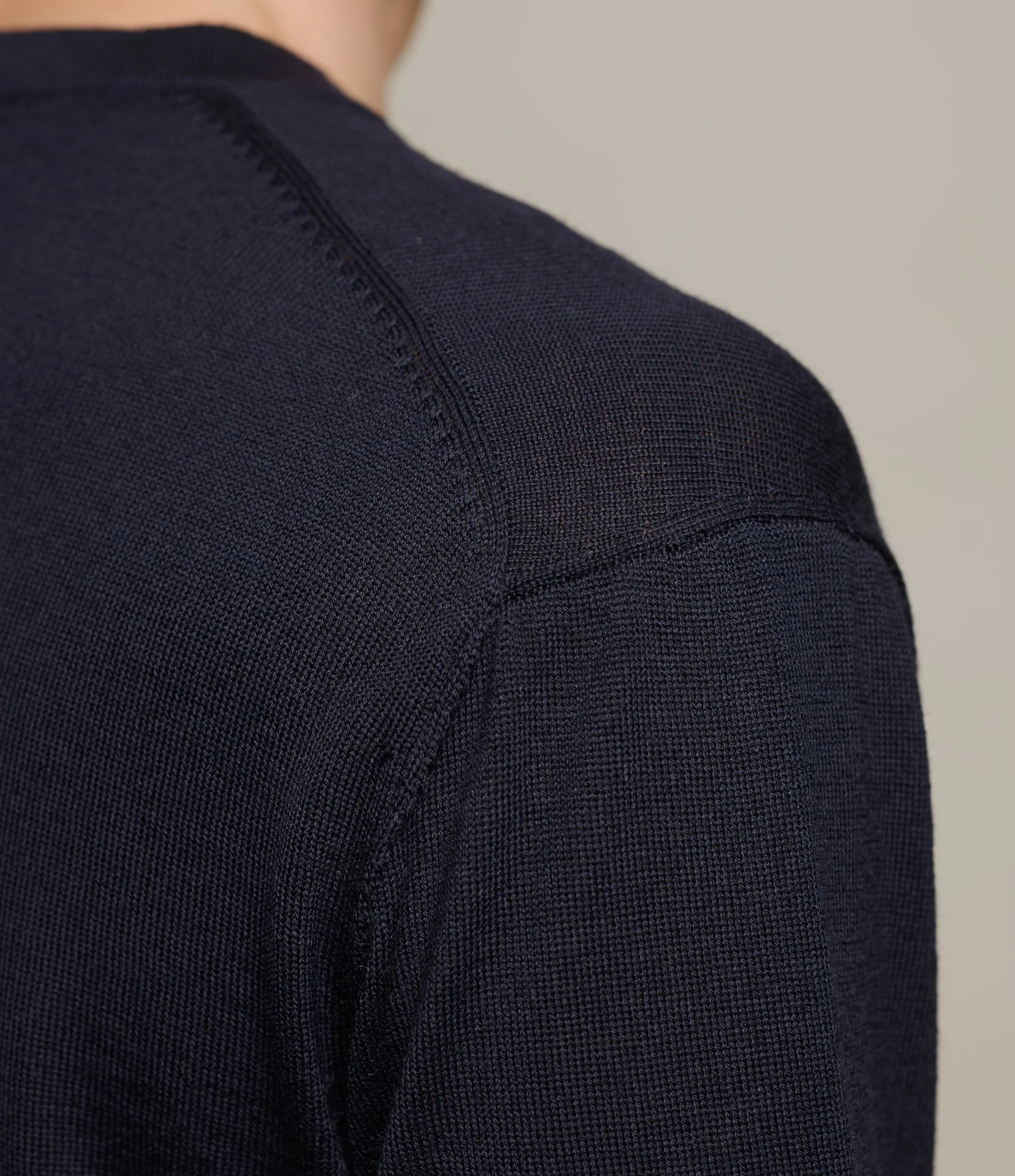 Refined Knitted Merino Wool T-Shirt - Image 4