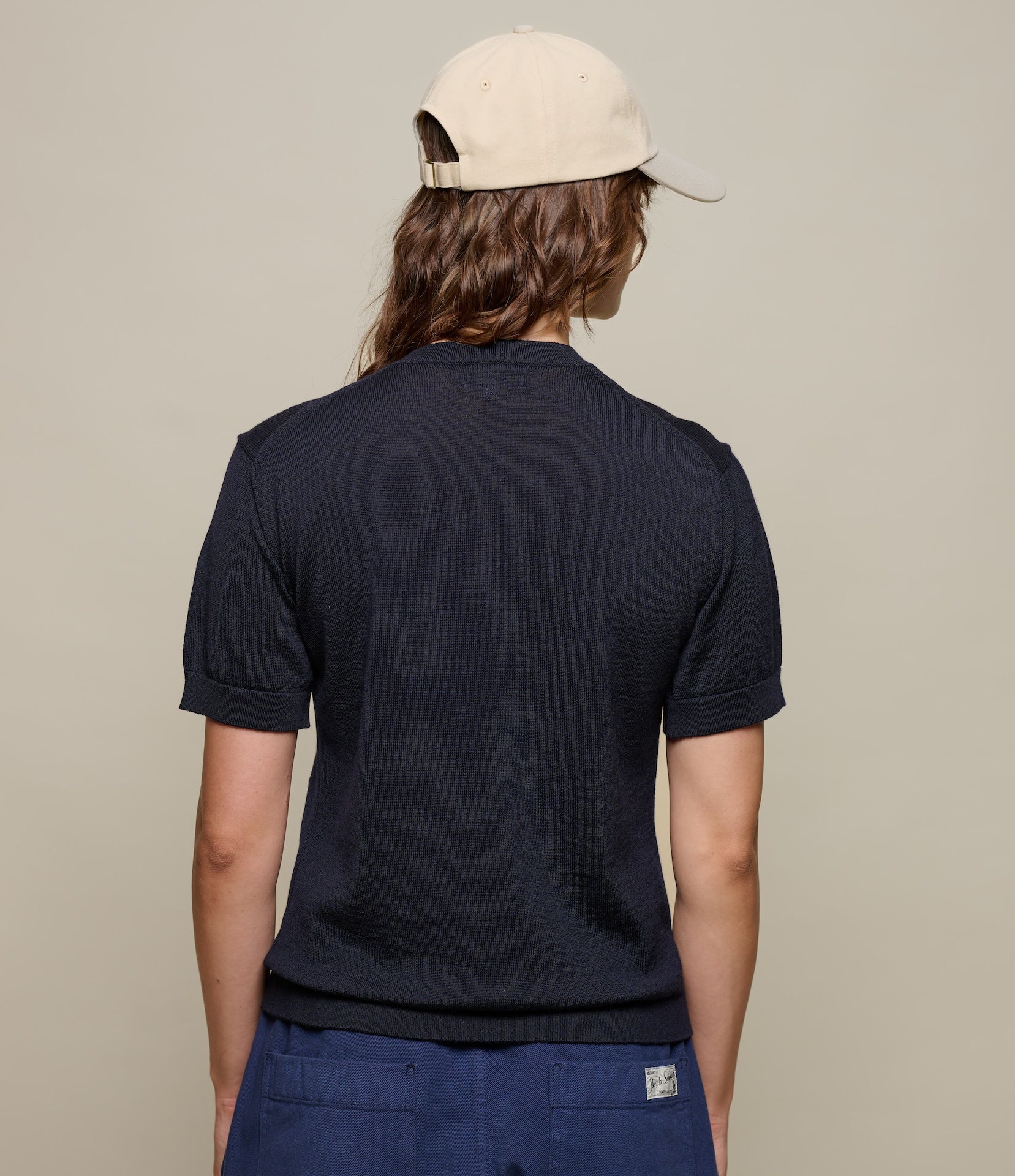 Refined Merino Wool Short Sleeve Women's T-Shirt - Image 6