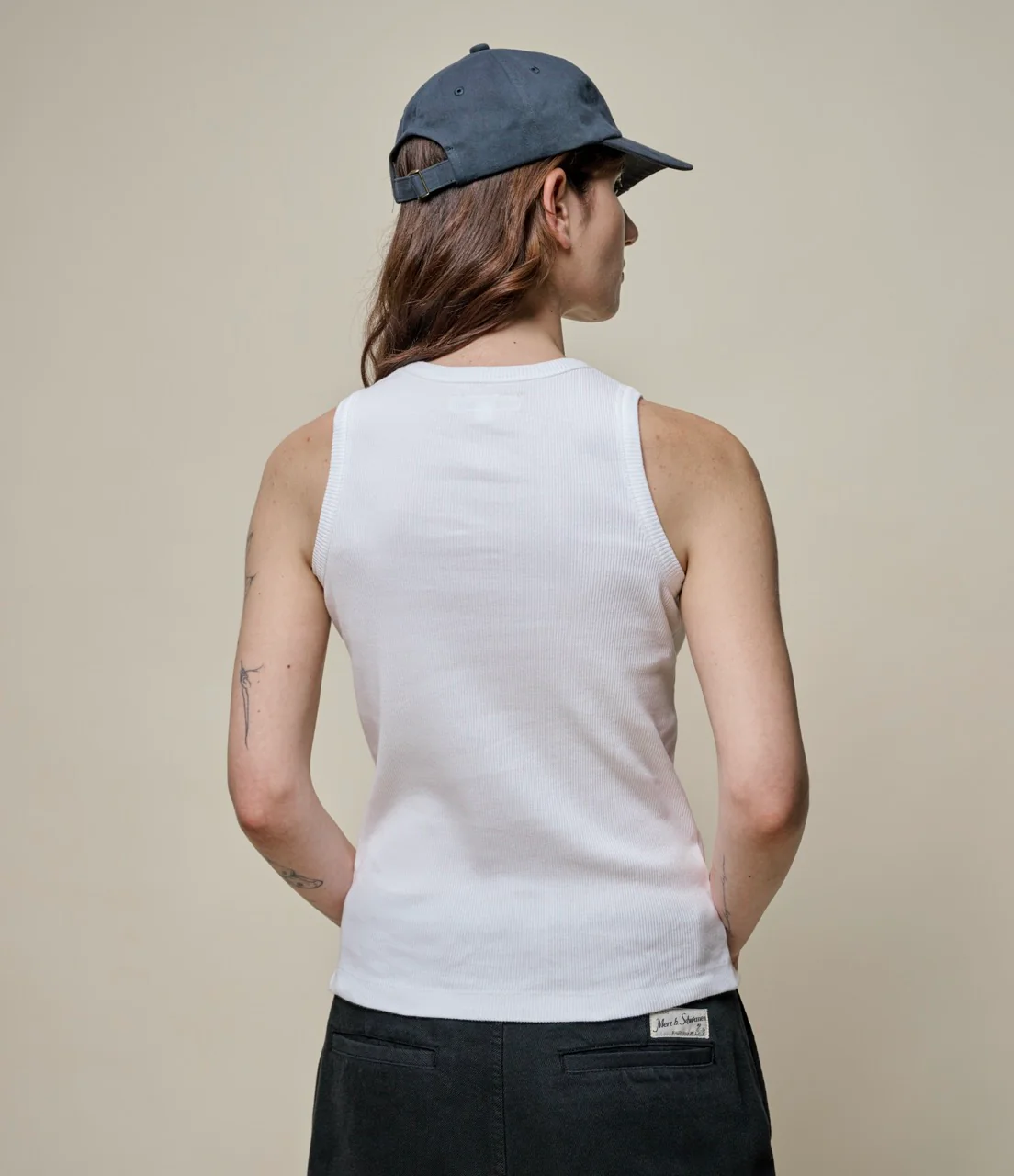 Iconic Ribbed Cotton Women's Tank Top - Image 5